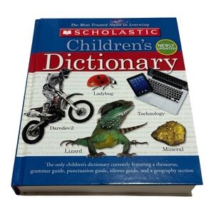 Scholastic Children's Dictionary with Red and Blue Cover